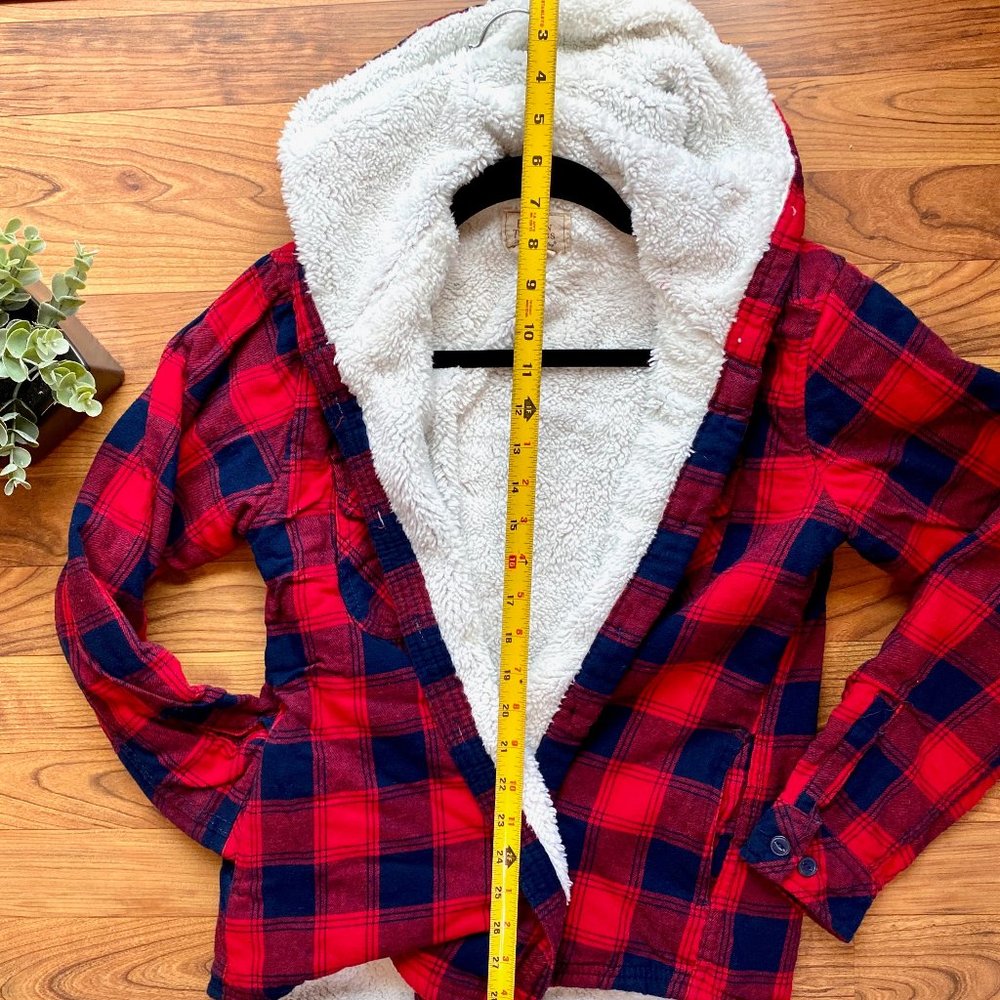 boston traders sherpa lined jacket hooded